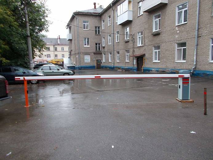 Шлагбаум на базу Шлагбаум на базу